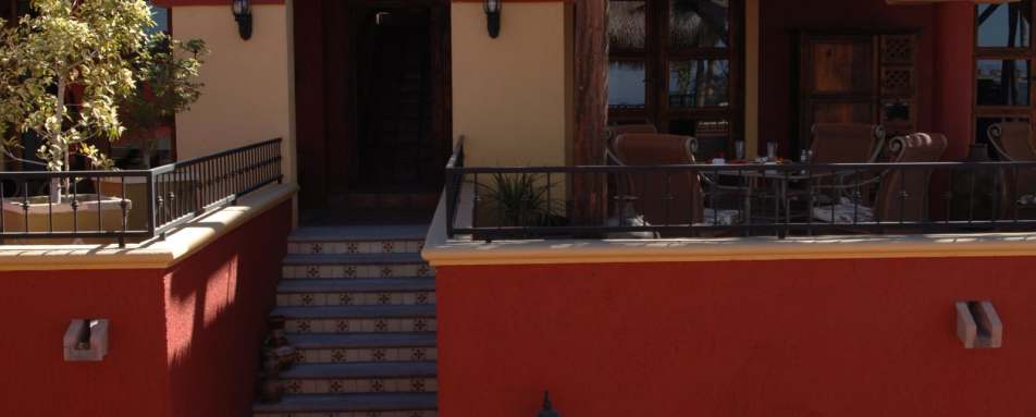Outdoor Steps - Posada de las Flores La Paz