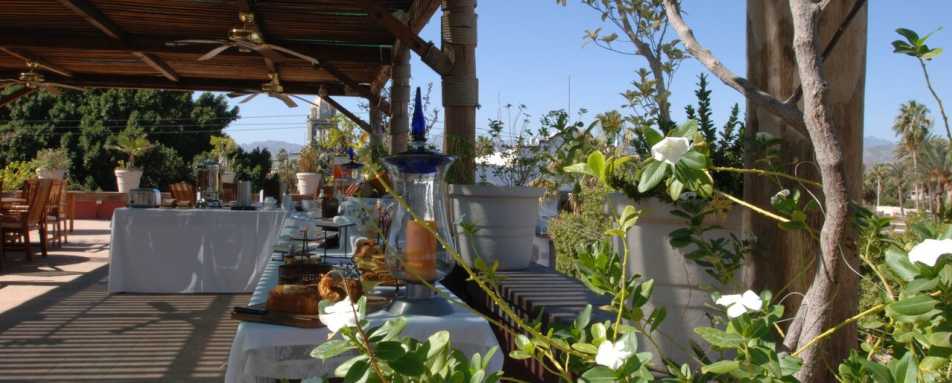 Breakfast Dining - Posada de las Flores Loreto