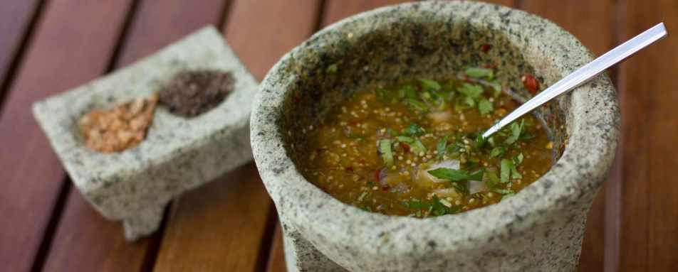 Preparing spices - A Taste of Mexico