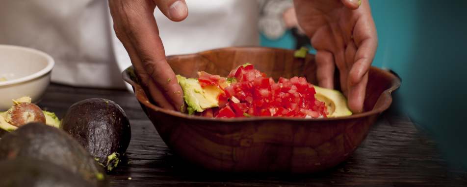 Making guacamole - A Culinary Journey