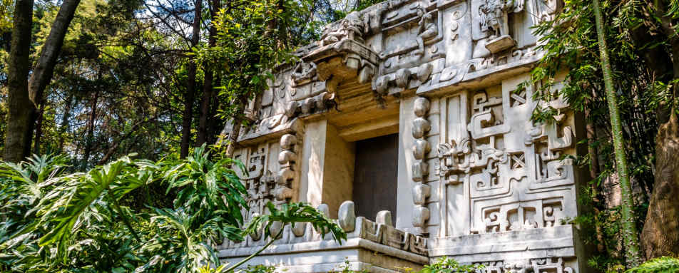 Mayan Temple at Anthropology Museum 