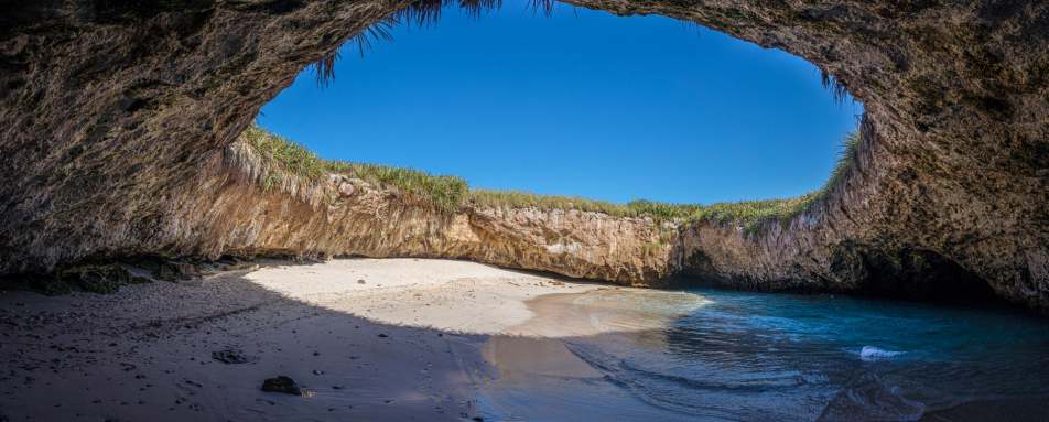 Hidden Beach in the Marietas Islands 