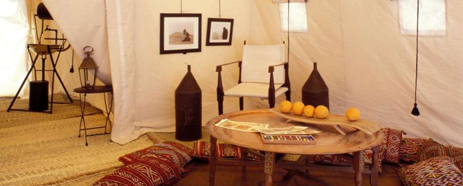 Sitting Room - Dar Ahlam Nomad Camp