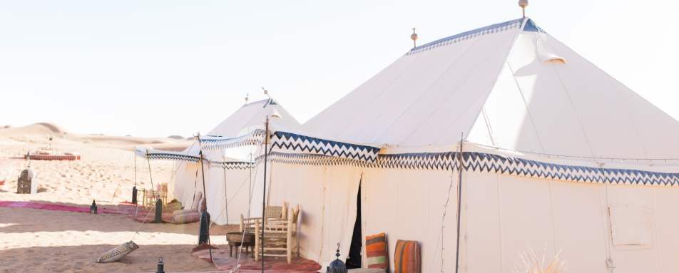 Tent exterior - Desert Luxury Camp