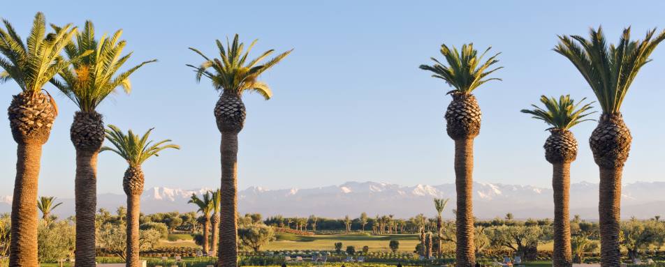 View from the lobby - Royal Palm Marrakech