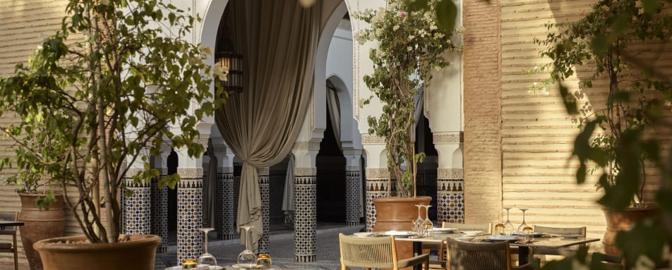 Outdoor Dining - La Mamounia  