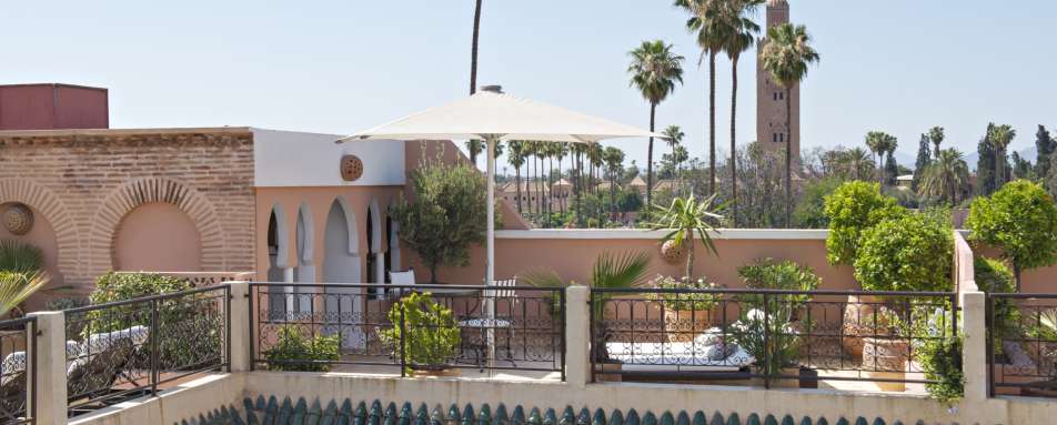 View from terrace - Villa des Orangers