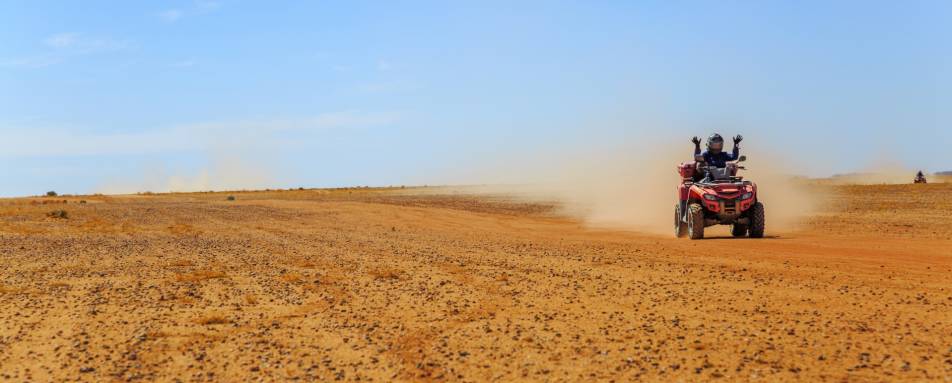 Quad Biking in the Desert