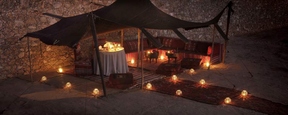 Romantic dining - Morocco Honeymoon