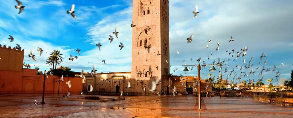 Marrakech Koutoubia Mosque - Morocco Honeymoon
