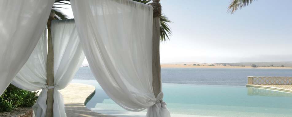 Pool cabana - Morocco Honeymoon