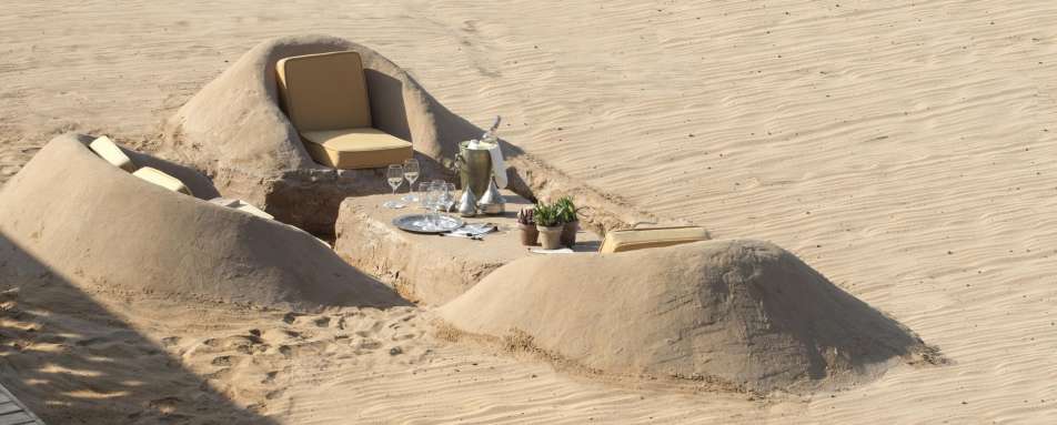 Beach chairs - Morocco Honeymoon