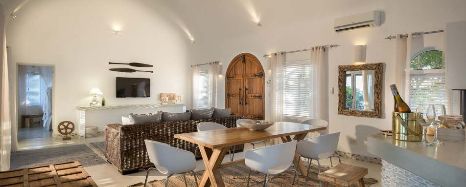 The Chapel living space - Santorini