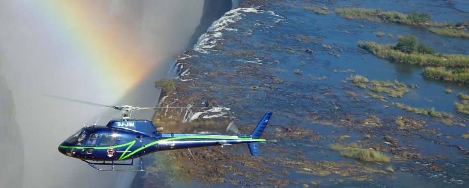 Helicopter flight over the Falls  - Luxury Southern Africa: Victoria Falls, Sabi Sands and Mozambique beach