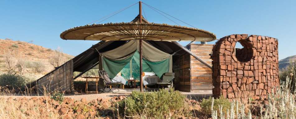 Guest tent - Etendeka Mountain Camp