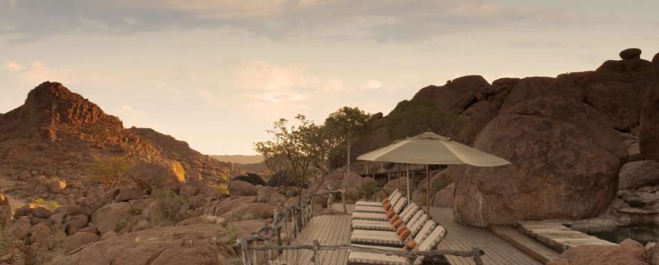 Relax and soak up the endless view - Mowani Mountain Camp Terrace