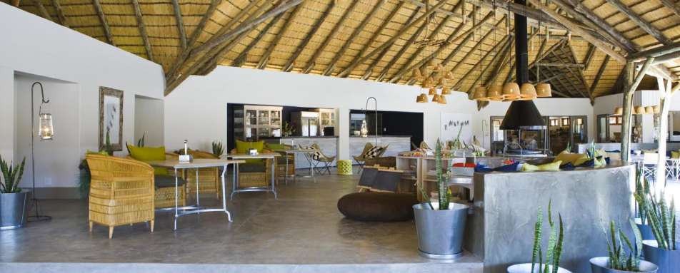 Inside the main area - Mushara Bush Camp