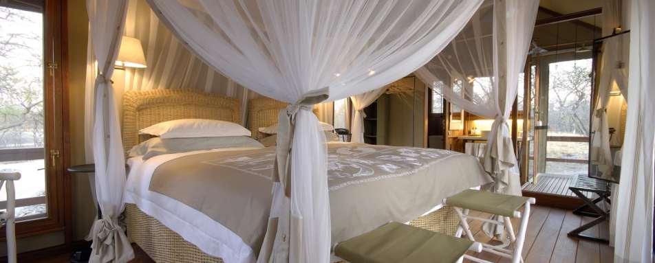 Inside a Tented Suite - Mushara Outpost