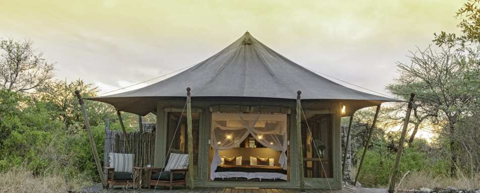 Tent exterior - Onguma Tented Camp