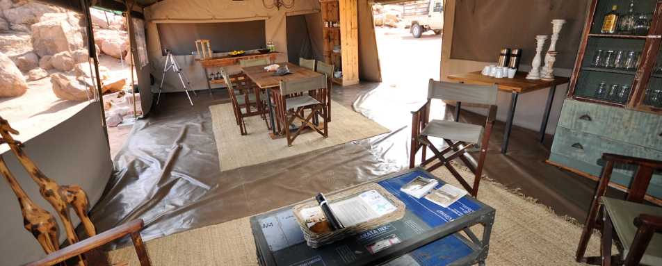 Lounge area - Ozondjou Trails