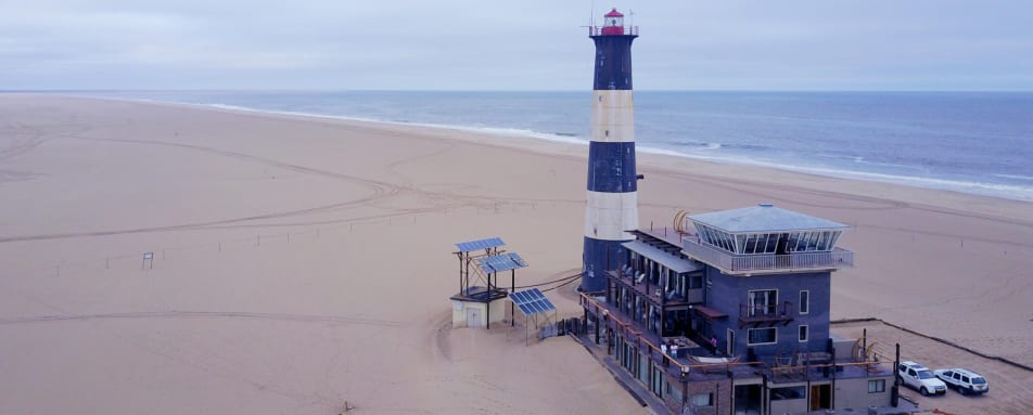 Pelican point from above 
