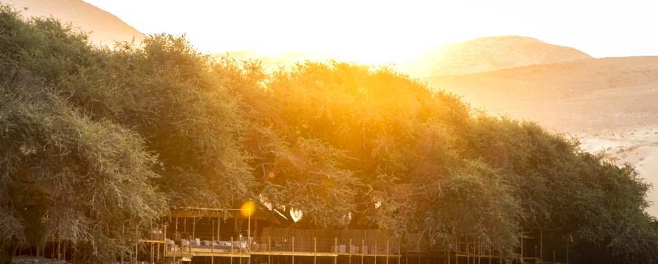 Camp on the banks of the river - 