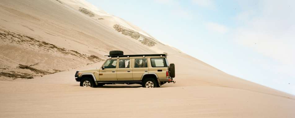 Driving on the dunes - Shipwreck Lodge