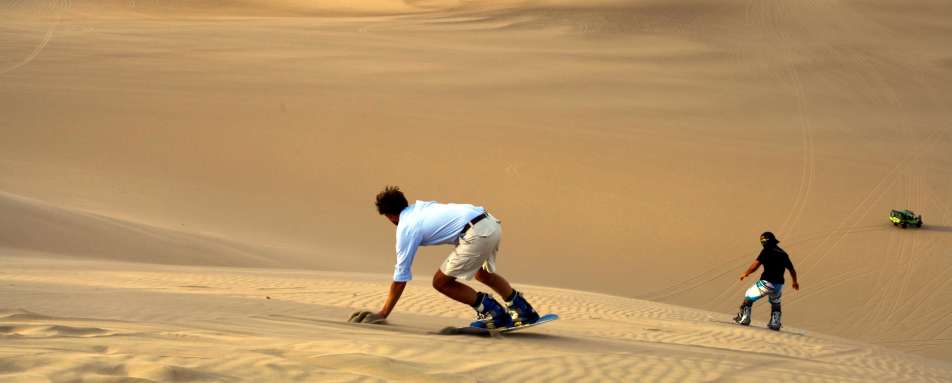 Sandboarding in Swakopmund - Namibia for Teenagers