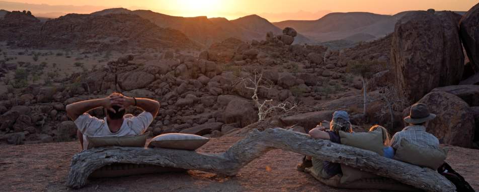 Sundowners in Damaraland - Northern Namibia & The Skeleton Coast 