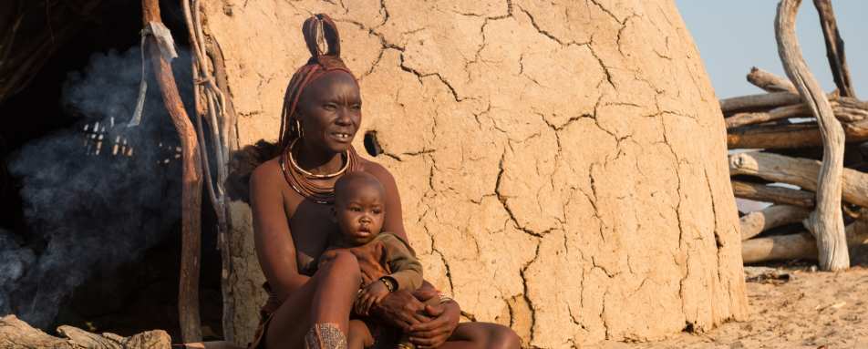 Himba Family, Skeleton Coast - Northern Namibia & The Skeleton Coast 
