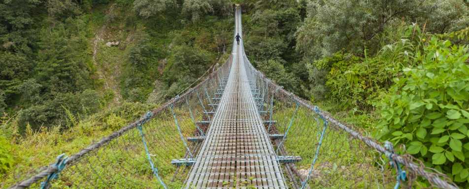 Suspension Bridge, Landruk