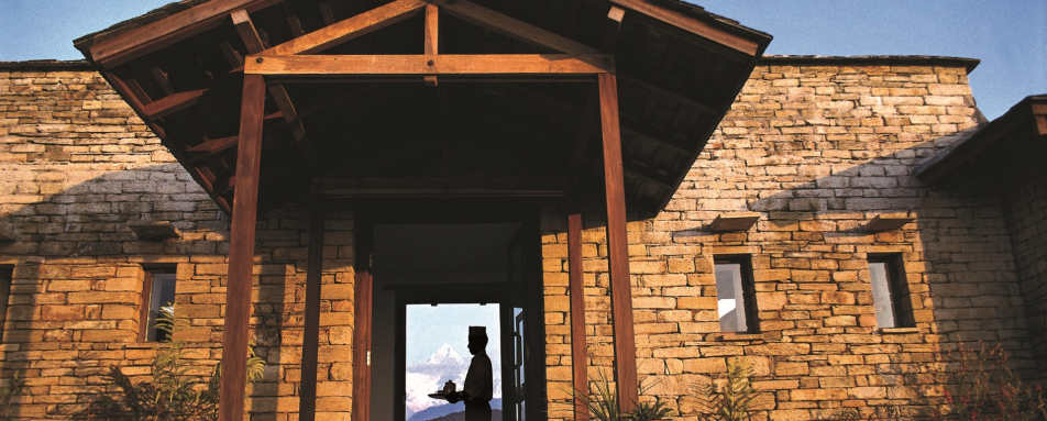 Porkhara Lodge Entrance - Tiger Mountain Pokhara Lodge