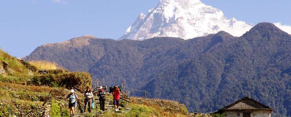 Annapurna Mountains  - On a high in Nepal