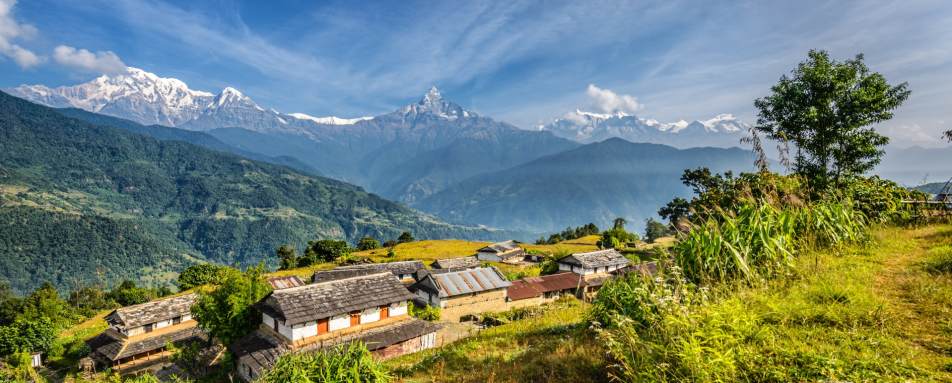 Views Around Tiger Mountain Lodge - Wild Nepal