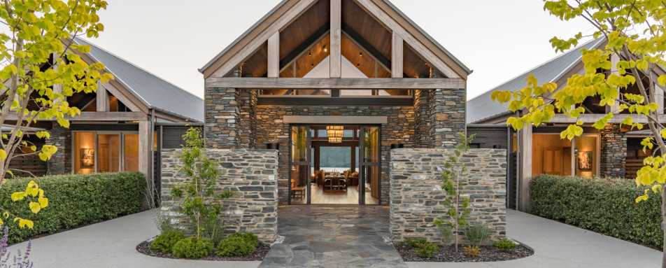 Villa Entrance - Blanket Bay 