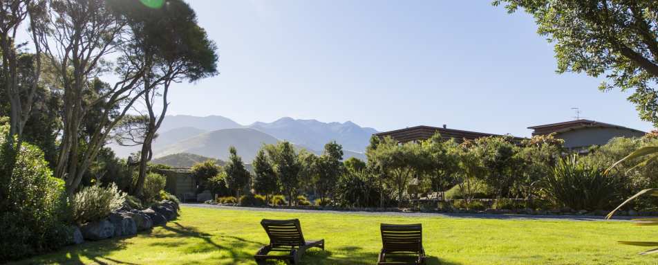 Garden view - Hapuku Lodge