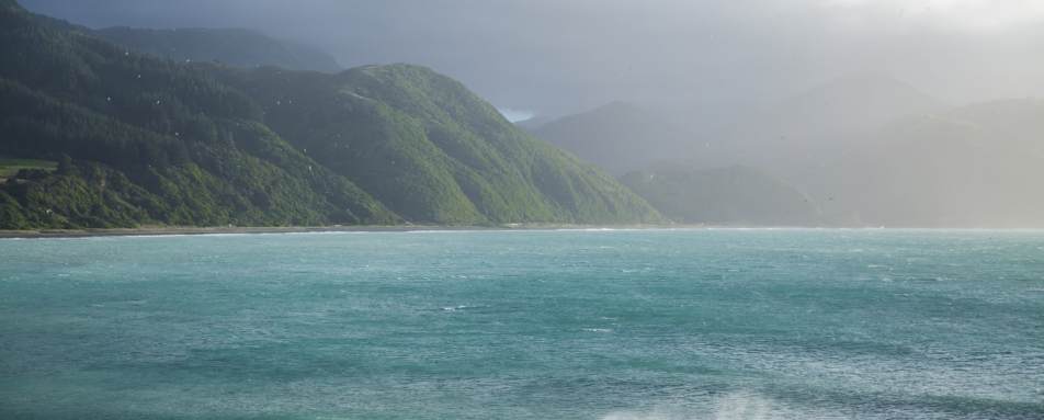Beach view - Hapuku Lodge