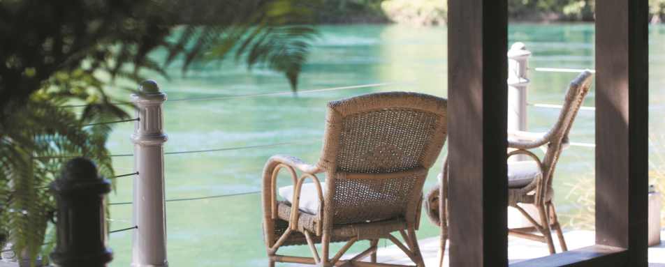 Views of the Waikato River - Huka Lodge
