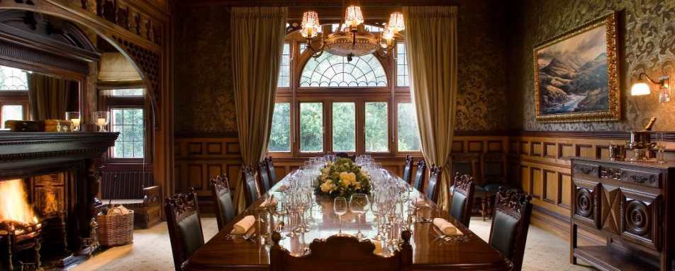 Dining Room - Otahuna Lodge 