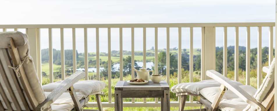 Ridge Suite Balcony - The Farm at Cape Kidnappers 