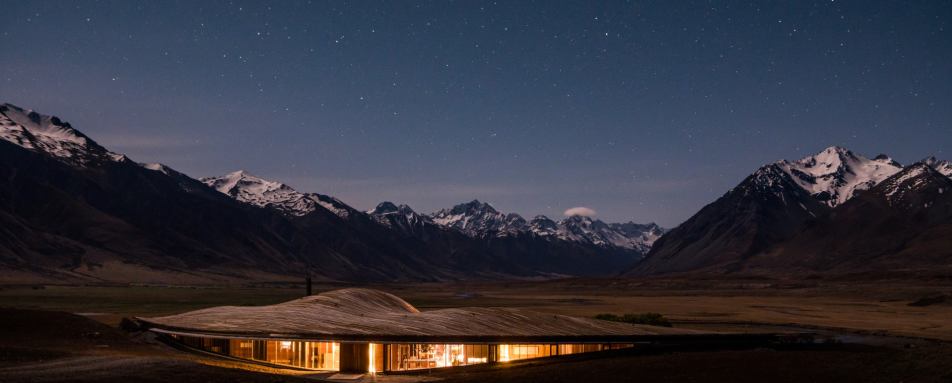 Exterior at Night - The Lindis 