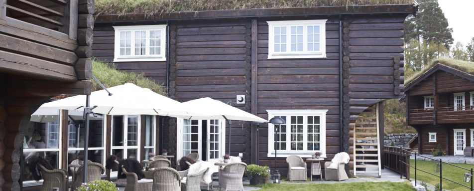 Outside Terrace  - Storfjord Hotel