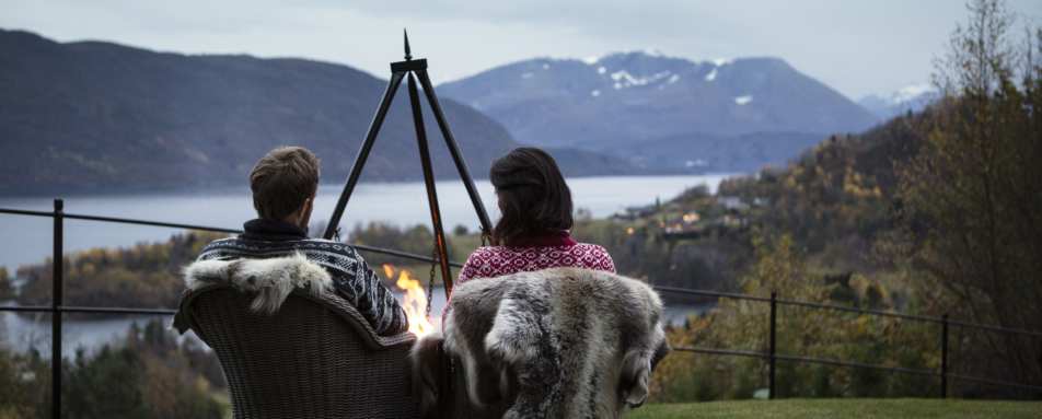 The stunning view at Storfjord