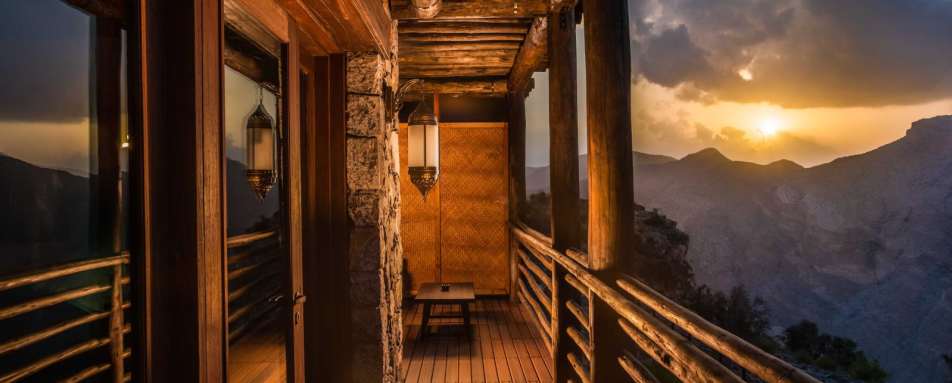 Balcony at Dusk - Alila Jabal Akhdar