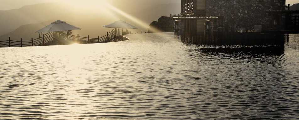 Rippling Water of the Pool - Alila Jabal Akhdar
