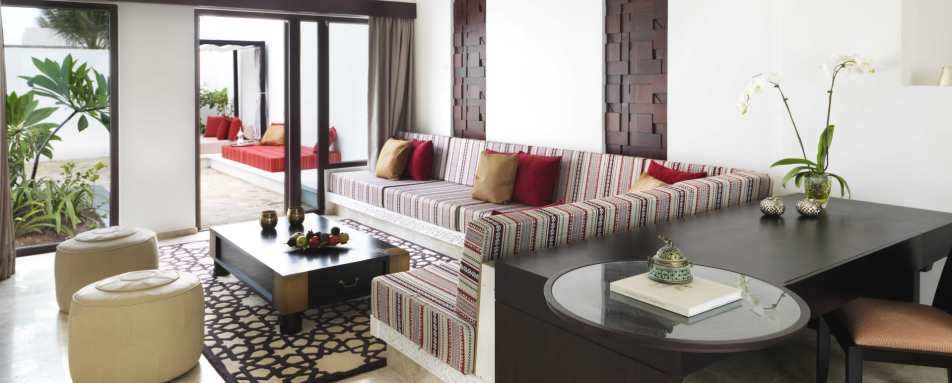 Garden Pool View Pool Villa Lounge - Anantara Al Baleed Resort Salalah