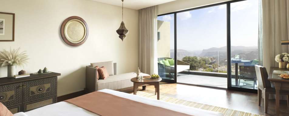 Canyon View Bedroom - Anantara Al Jabal Al Akhdar Resort