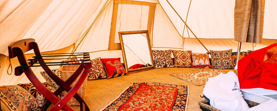 Tent Interior - Canvas Club