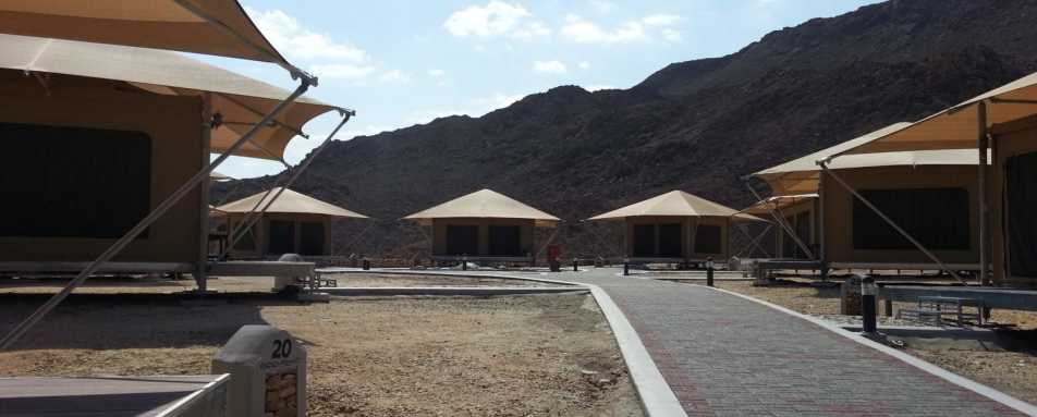 Eco Tents Exterior - Ras al Jinz Turtle Reserve