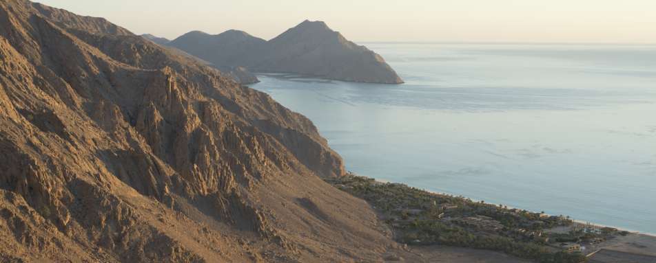 View from Sense on the Edge - Six Senses Zighy Bay